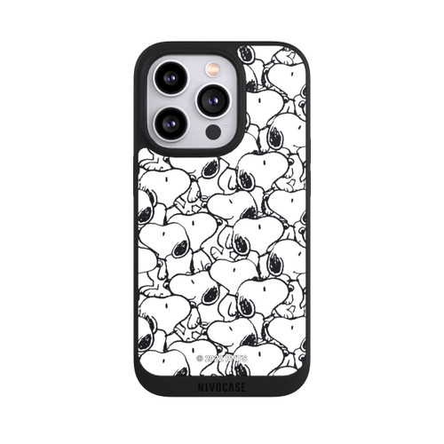Apple iPhone 14 Pro NIVOpure Snoopy Pattern Black And White