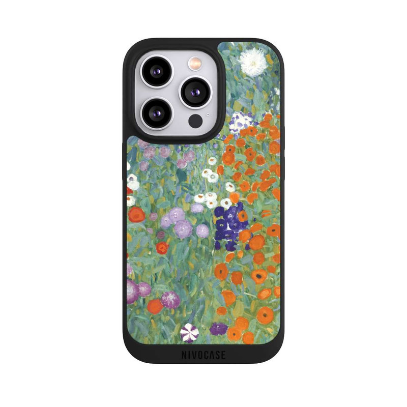 iPhone 14 Pro NIVOpure Jardin en Fleur - Gustav Klimt