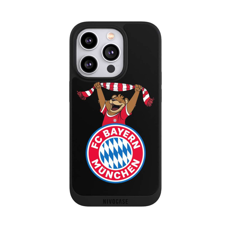 iPhone 14 Pro NIVOpure Bernie Jubel mit Schal Schwarz