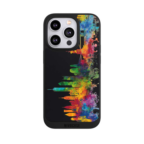Apple iPhone 14 Pro NIVOpure Ligne d'horizon de New York Noir