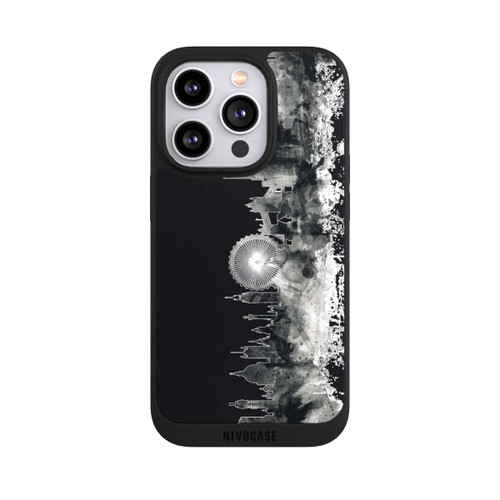 Apple iPhone 14 Pro NIVOpure London Ligne d'horizon BW Noir