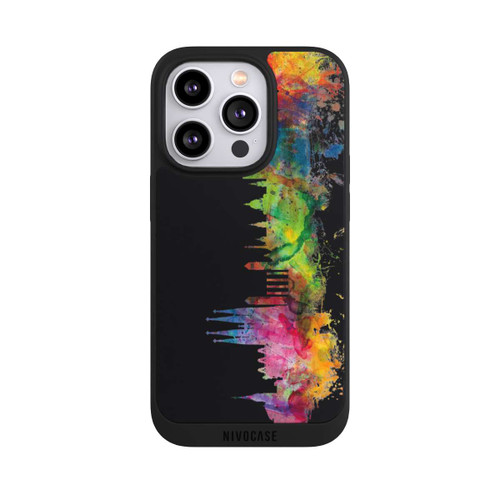 Apple iPhone 14 Pro NIVOpure Barcelone Espagne Ligne d'horizon Noir