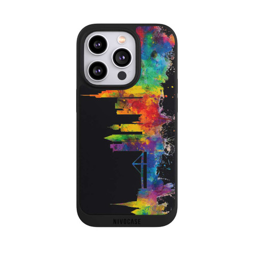 Apple iPhone 14 Pro NIVOpure Ligne d'horizon de Francfort Allemagne Noir