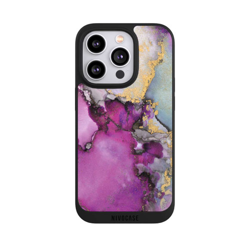 Apple iPhone 14 Pro NIVOpure Alcohol Ink Art Pink