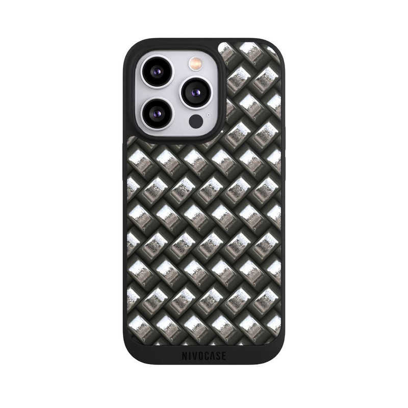 iPhone 14 Pro NIVOpure Glamour Silver Metal