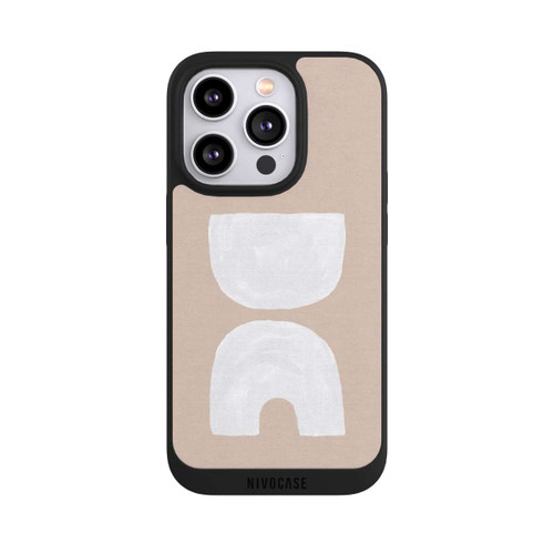 Apple iPhone 14 Pro NIVOpure Art moderne brun du milieu du siècle