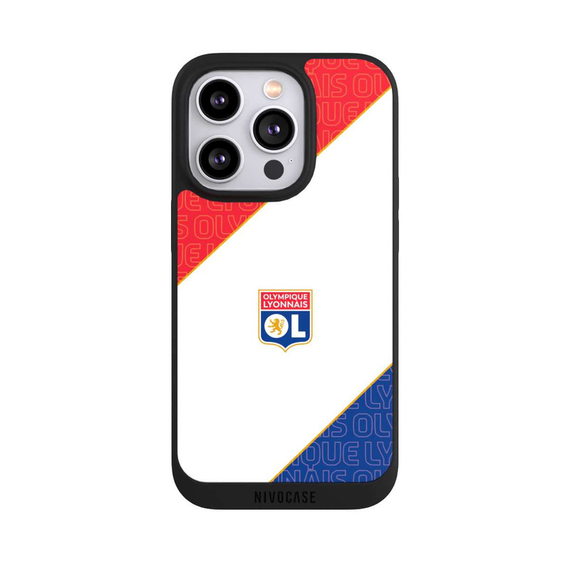 iPhone 14 Pro NIVOpure Logo OL rouge et bleu