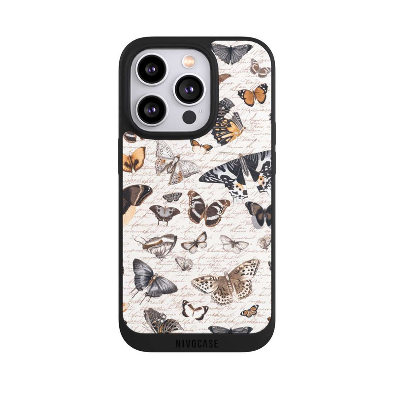 iPhone 14 Pro NIVOpure Schmetterling Muster Boho