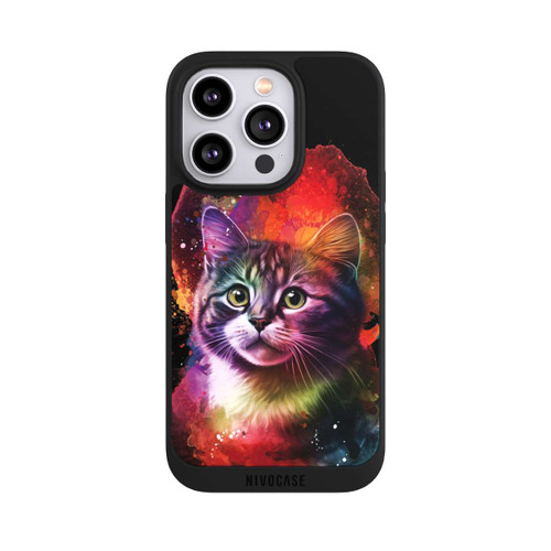 Apple iPhone 14 Pro NIVOpure Happy Kitty Black