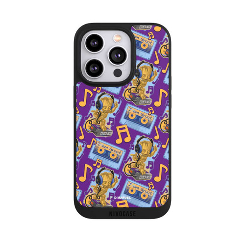 Apple iPhone 14 Pro NIVOpure Groot Comic Headphones Guardians of the Galaxy