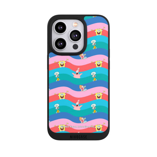 Apple iPhone 14 Pro NIVOpure Spongebob Friends Colorful Waves