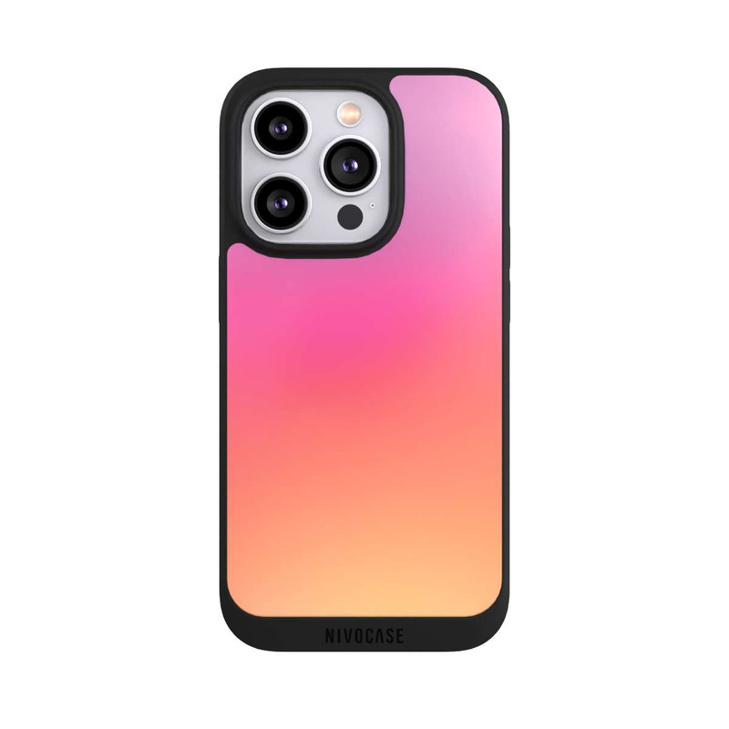 iPhone 14 Pro NIVOpure Pastell Pink Glitch
