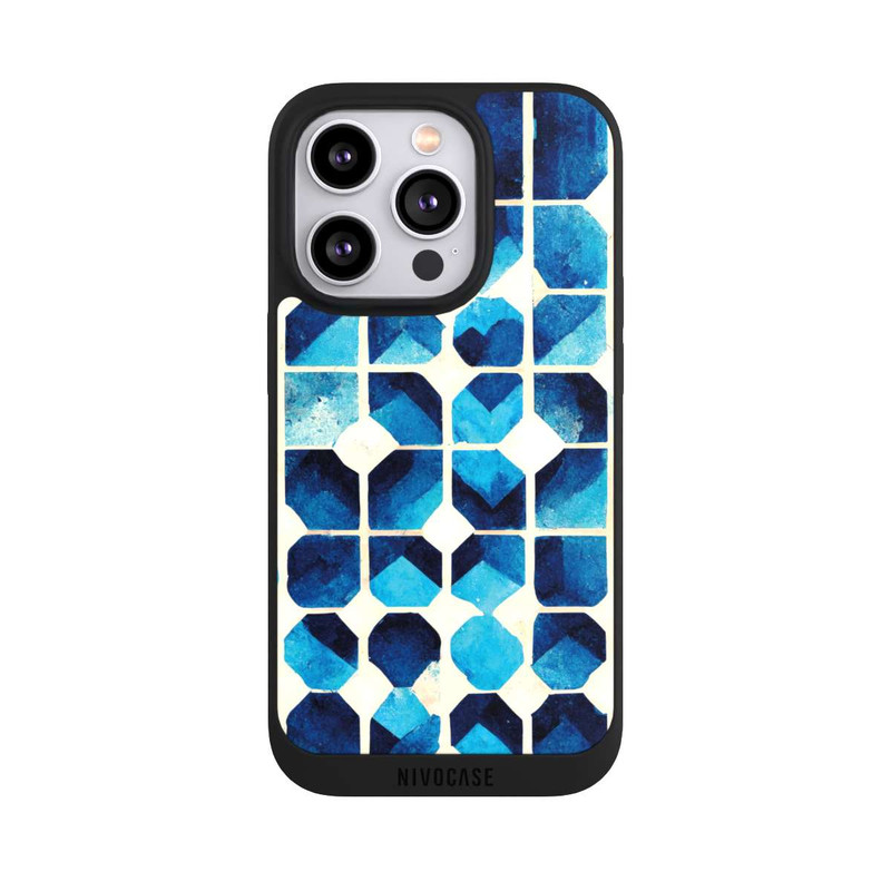 iPhone 14 Pro NIVOpure Blue Pattern