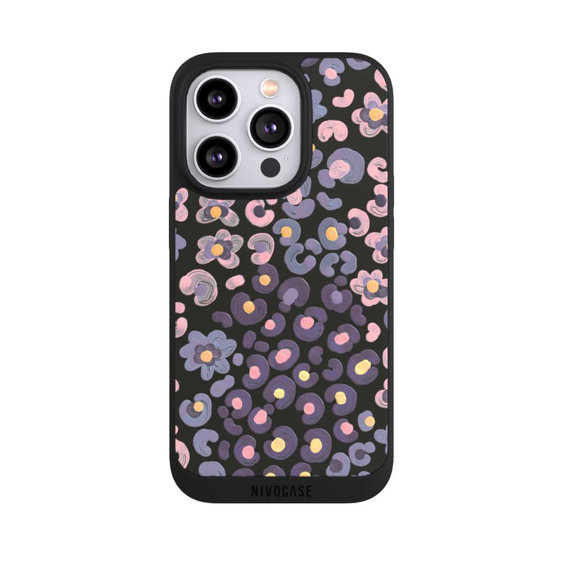 iPhone 14 Pro NIVOpure Peau d'animal avec fleurs