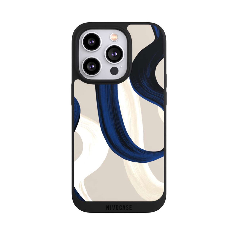 iPhone 14 Pro NIVOpure Abstrakte Pinselstriche 80