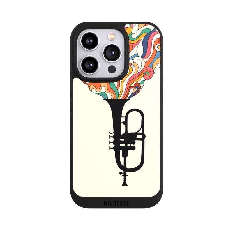 iPhone 14 Pro NIVOpure Flügelhorn Jazz bunt