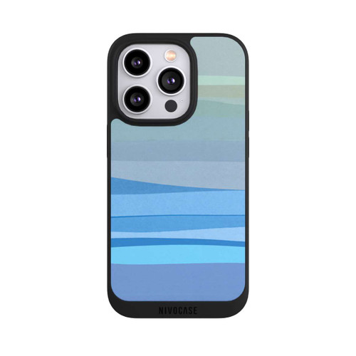 Apple iPhone 14 Pro NIVOpure Abstrait bleu 1