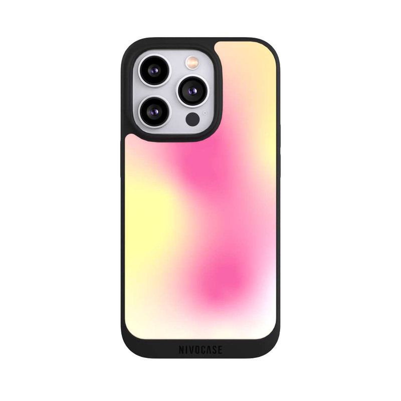 iPhone 14 Pro NIVOpure Aura yellow pink