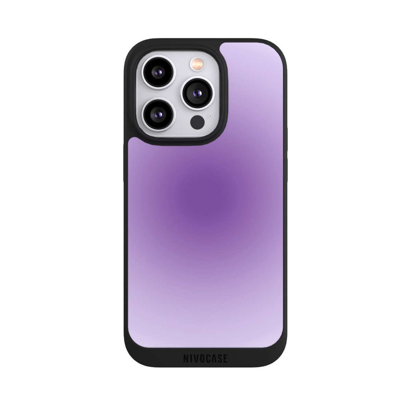iPhone 14 Pro NIVOpure Aura purple circle