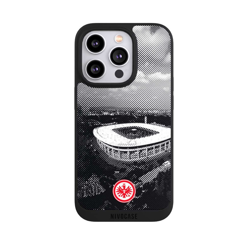 iPhone 14 Pro NIVOpure SGE Stadion Schwarz Weiß