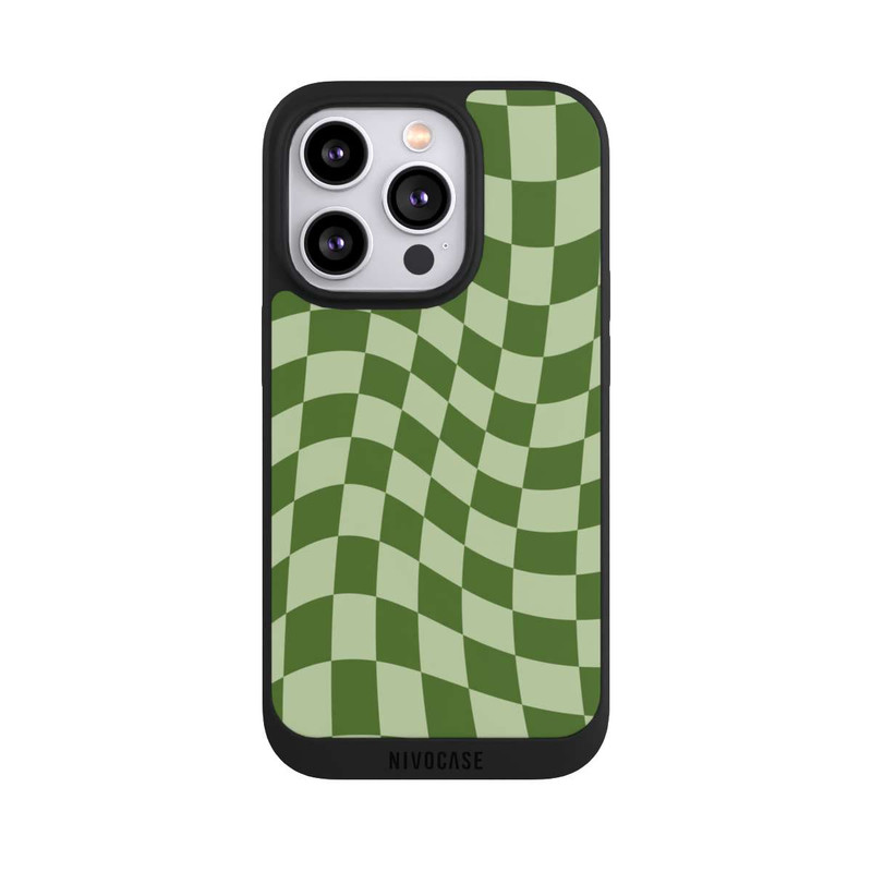 iPhone 14 Pro NIVOpure Damier vert