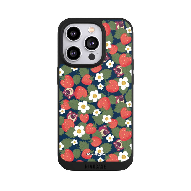 iPhone 14 Pro NIVOpure Lotso Toy Story Strawberry Flower Pattern