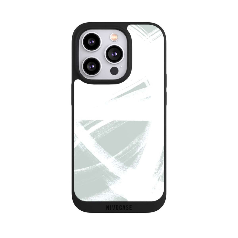 iPhone 14 Pro NIVOpure Abstract Brush Strokes Blush