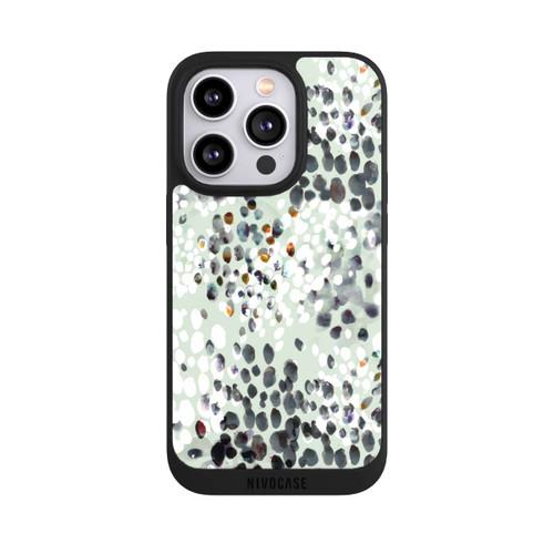 Apple iPhone 14 Pro NIVOpure Modern Splash Pattern on Green