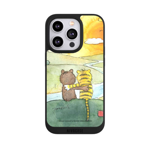 Apple iPhone 14 Pro NIVOpure Bär und Tiger Sonnenuntergang