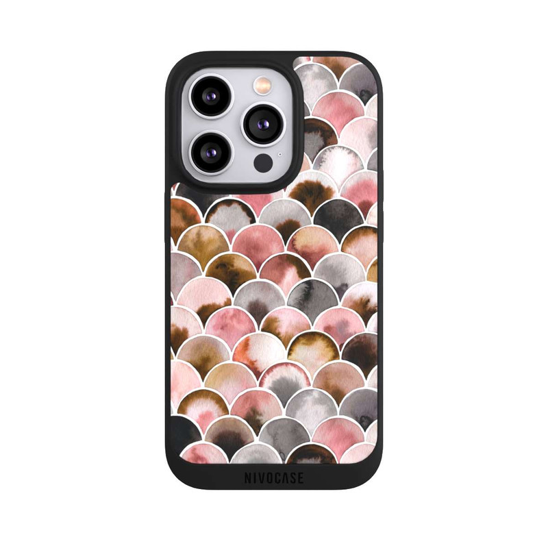 iPhone 14 Pro NIVOpure Japandi Scales Pink Brown