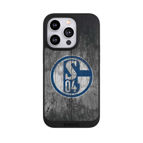 Apple iPhone 14 Pro NIVOpure Schalke 04 Holz Look
