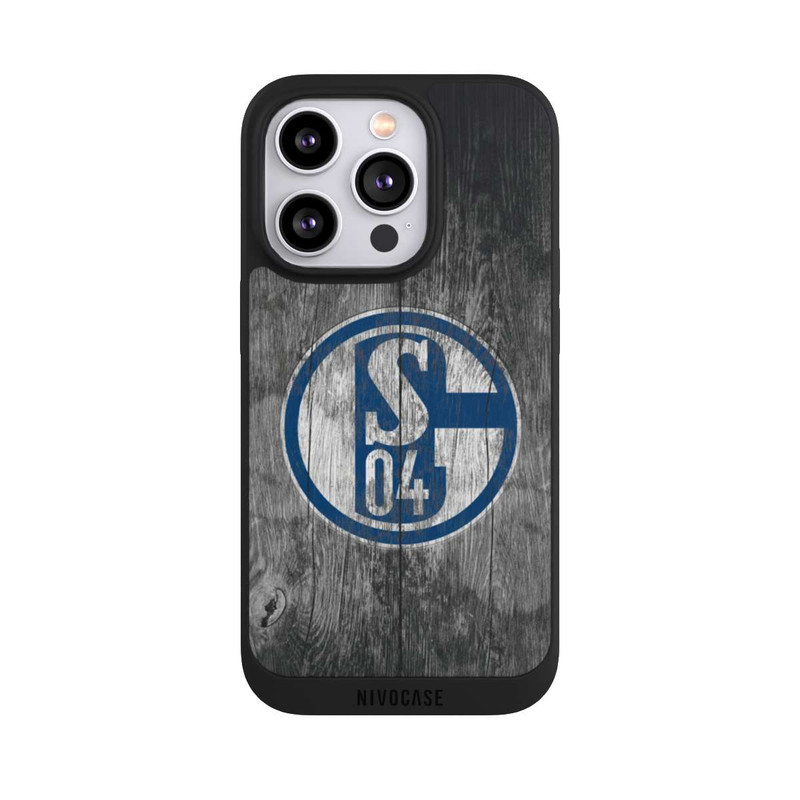 iPhone 14 Pro NIVOpure Schalke 04 Holz Look