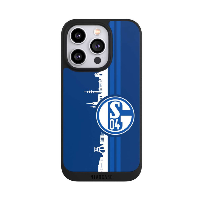iPhone 14 Pro NIVOpure Schalke 04 Skyline Blau