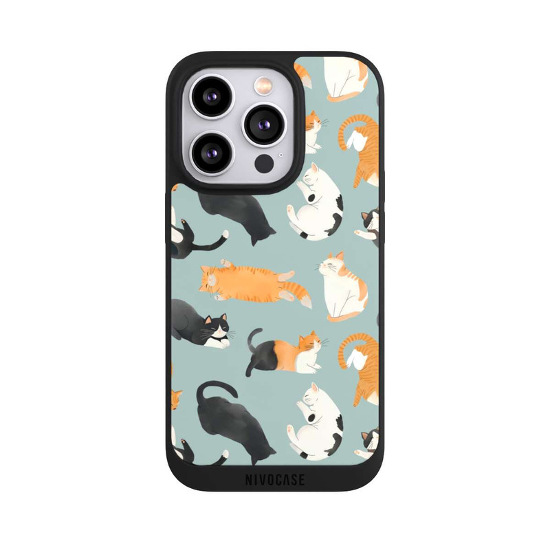 iPhone 14 Pro NIVOpure Cats Pattern