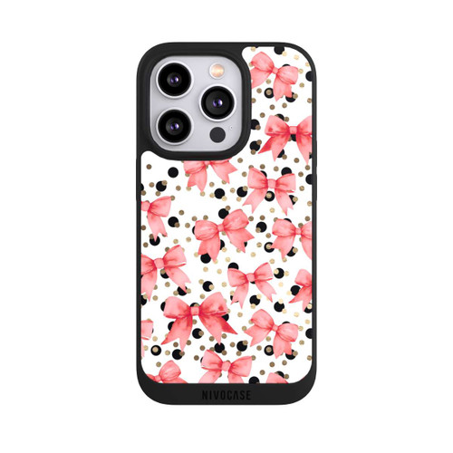 Apple iPhone 14 Pro NIVOpure Red Bows and Polka Dots