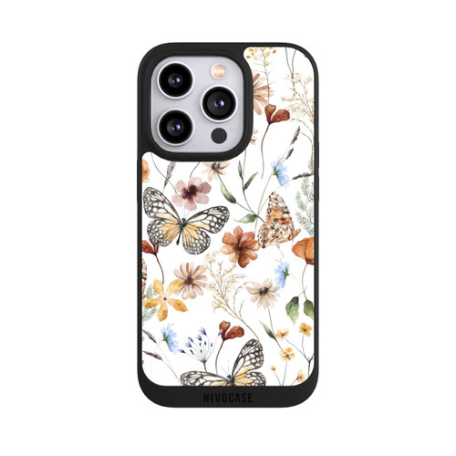 Apple iPhone 14 Pro NIVOpure Wildflowers and Butterflies Pattern