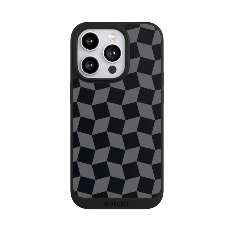 iPhone 14 Pro NIVOpure 3D Würfel-Muster Effektt