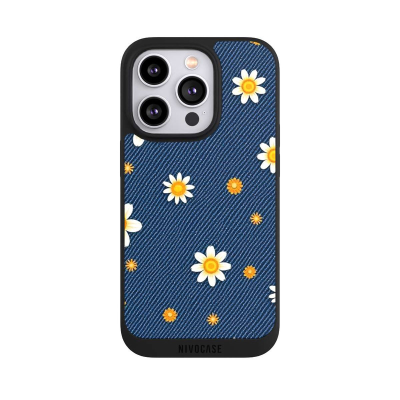 iPhone 14 Pro NIVOpure Jeans Flowers with AI