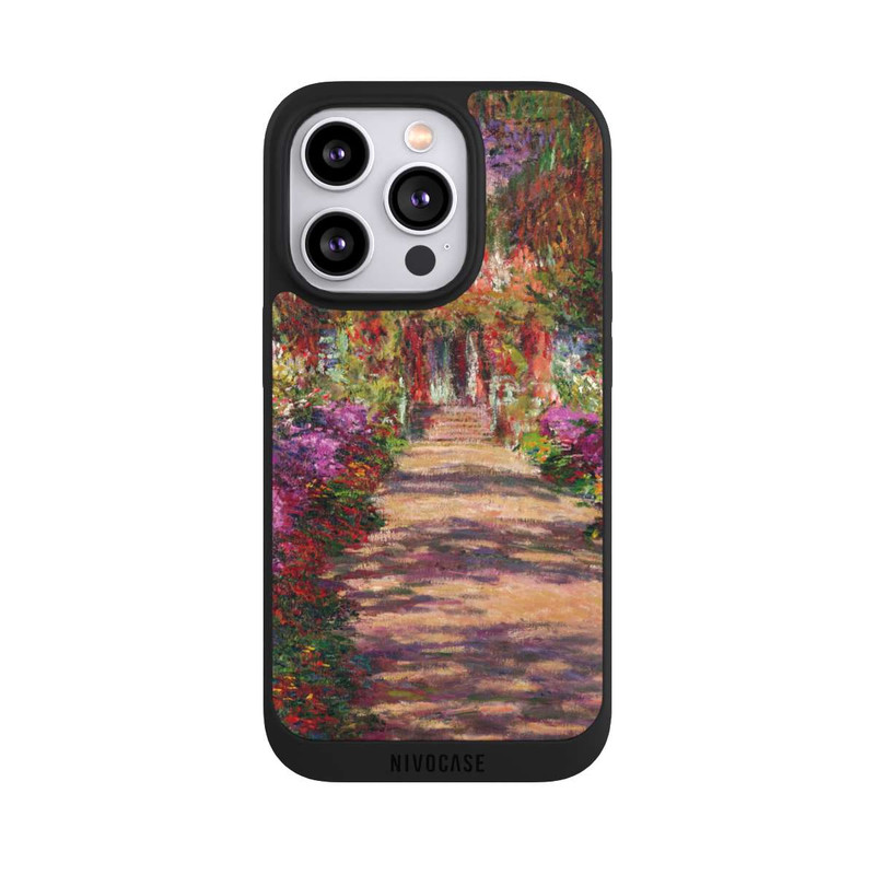 iPhone 14 Pro NIVOpure Eine Allee in Monets Garten in Giverny by Claude Monet