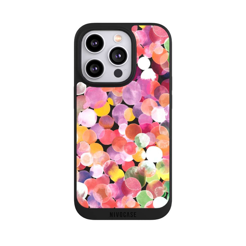 iPhone 14 Pro NIVOpure Colorful Watercolor Dots