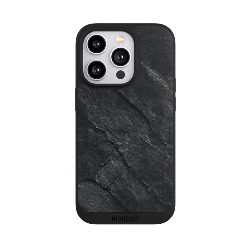 iPhone 14 Pro NIVOpure Dunkler Schiefer Look