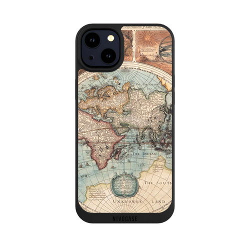 Apple iPhone 14 Plus NIVOpure Vintage Weltkarte