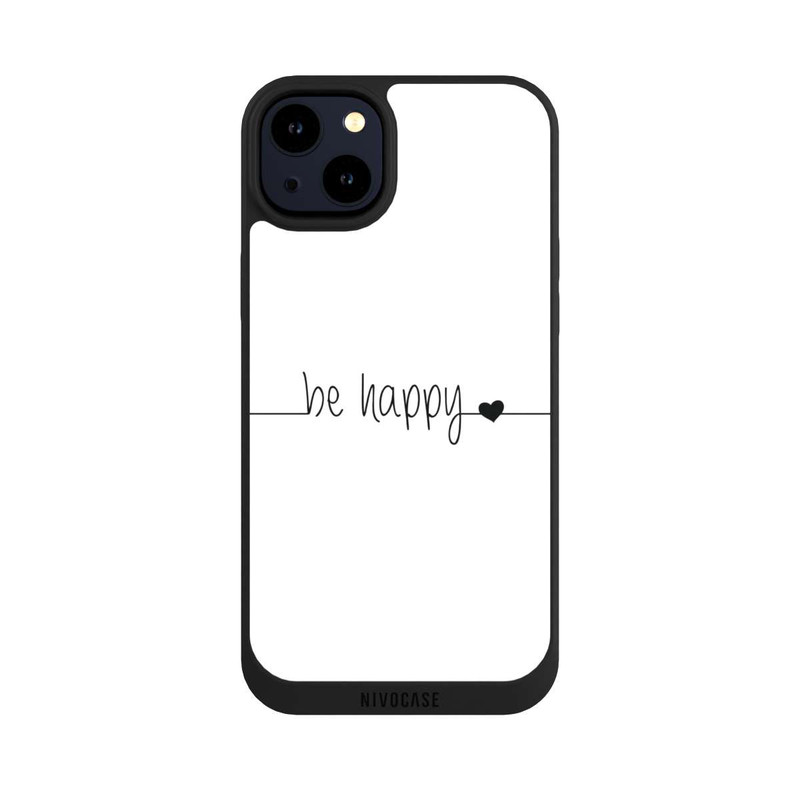 iPhone 14 Plus NIVOpure Be Happy White Background