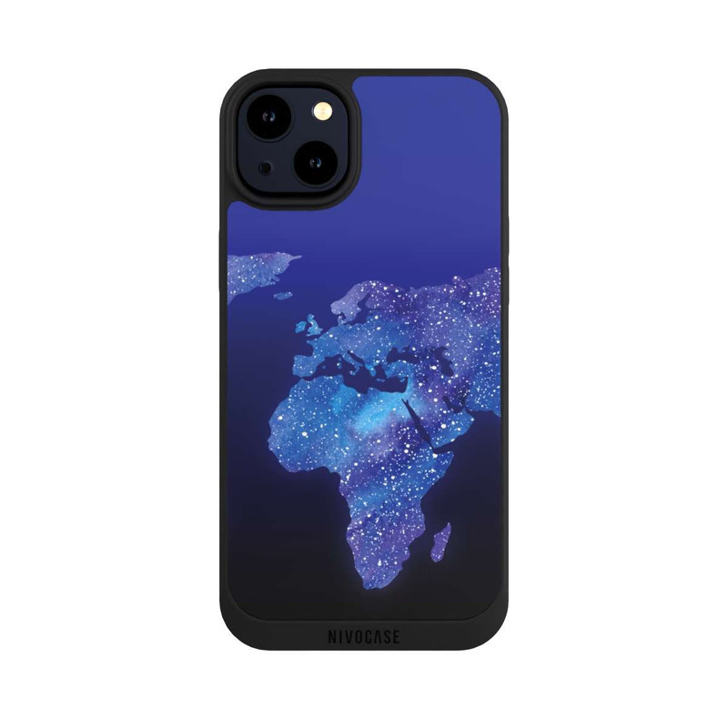 iPhone 14 Plus NIVOpure kosmische Weltkarte