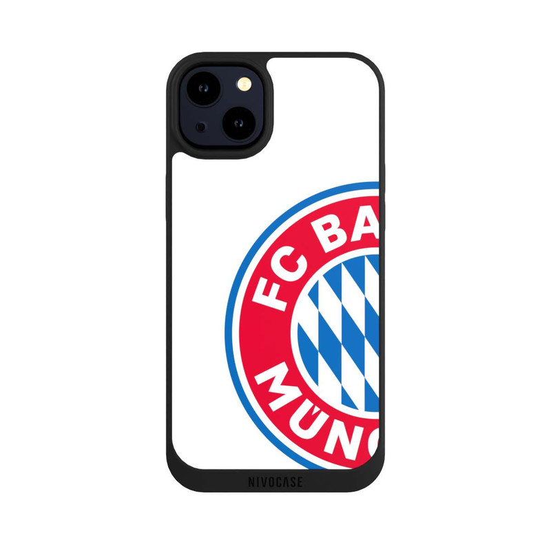 iPhone 14 Plus NIVOpure Grand Logo Bayern Munich - Blanc