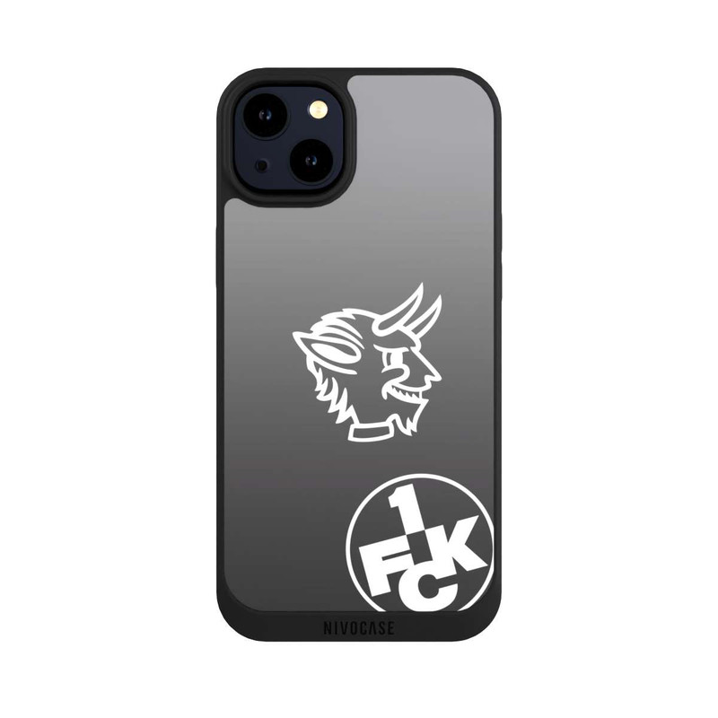 iPhone 14 Plus NIVOpure Teufelskopf FCK auf Schwarz