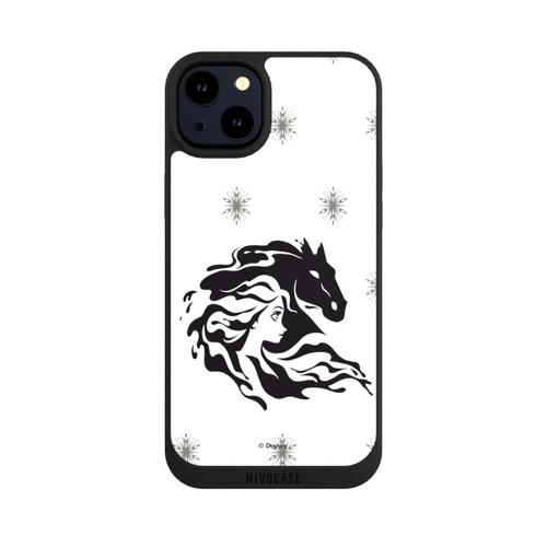 Apple iPhone 14 Plus NIVOpure Elsa Waterhorse Frozen Black and White