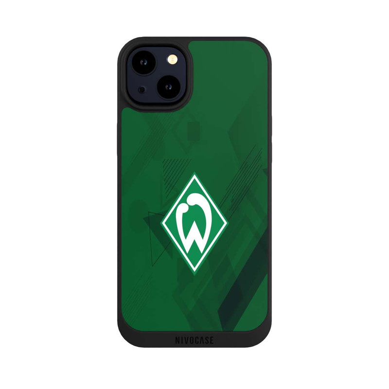 iPhone 14 Plus NIVOpure Grüne Grafikelemente - Werder Bremen
