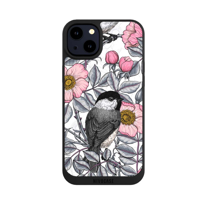 iPhone 14 Plus NIVOpure Chickadees and Wild Rose