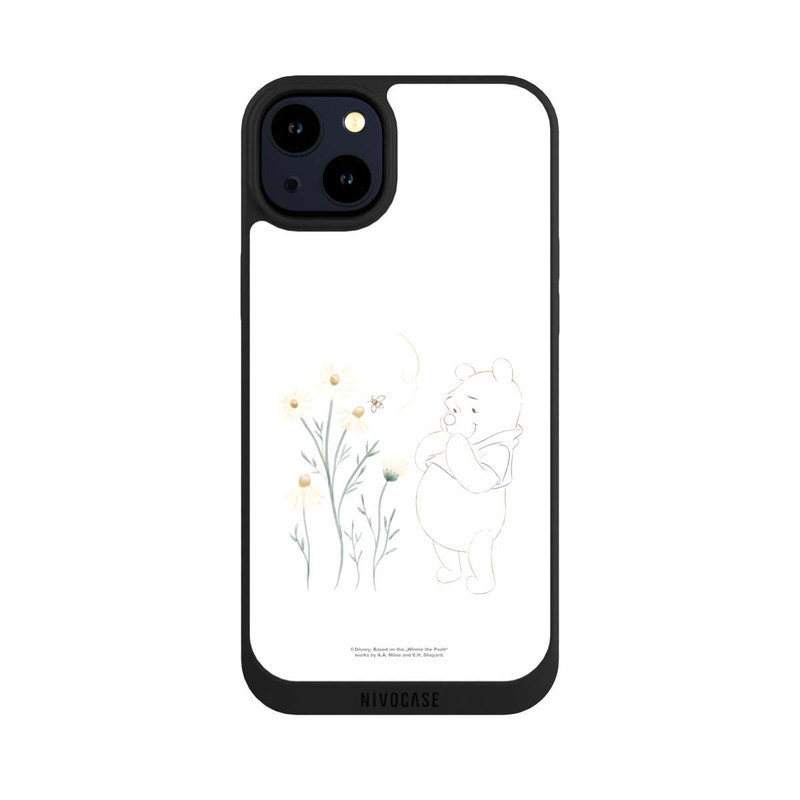 iPhone 14 Plus NIVOpure Winnie Puuh sieht sich Gänseblümchen an